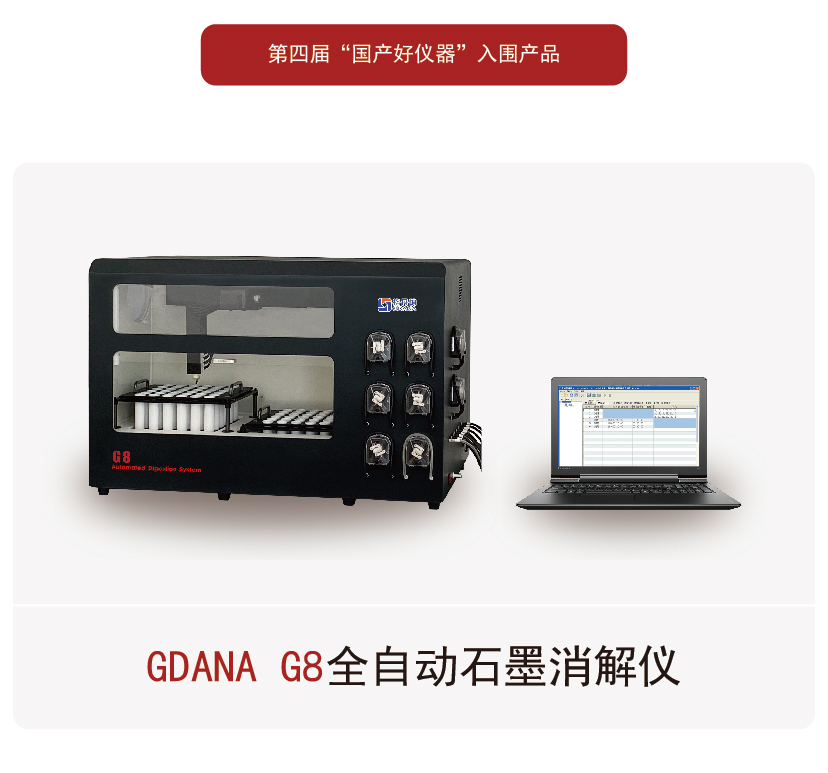 格丹纳G8全自动石墨消解仪入围第四届国产好仪器